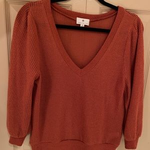 Dark orange Socialite sweter
